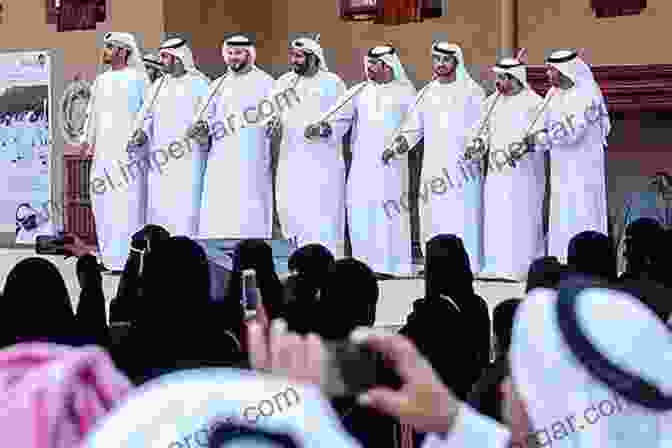 A Diverse Group Of Saudi Arabian Citizens Engaging In A Traditional Dance, Highlighting The Cultural Richness And Social Diversity Of The Nation. Inside The Kingdom: Kings Clerics Modernists Terrorists And The Struggle For Saudi Arabia