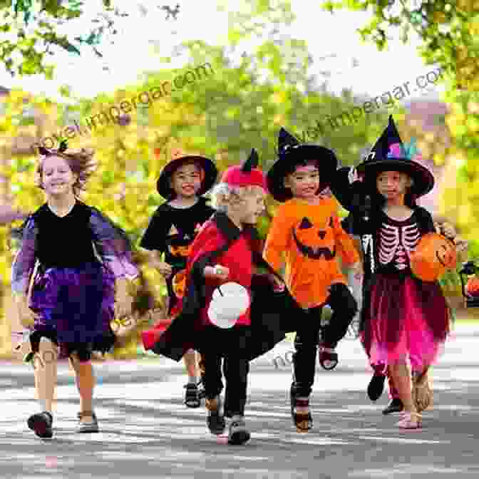 A Group Of Children In Halloween Costumes Trick Or Treating Trick Or Treat: A History Of Halloween