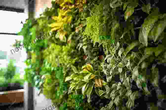 A Lush Vertical Garden Adorning A Wall In An Urban Setting, Providing A Touch Of Nature And Culinary Abundance To A Compact Space Roots As Vegetables: Growing Practices And Food Uses (All About Vegetables)