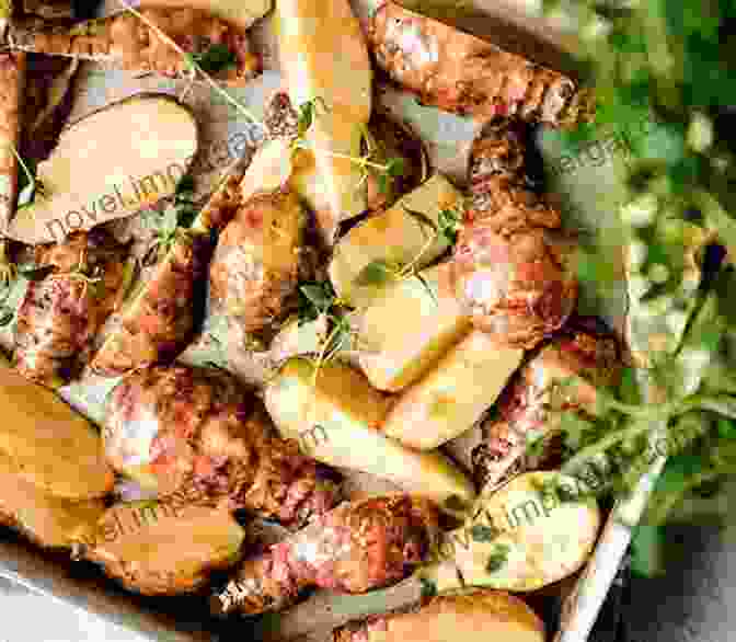 A Plate Of Roasted Jerusalem Artichokes, With Their Golden Brown Exterior And Tender Flesh Jerusalem Artichoke: Production And Marketing (All About Vegetables)