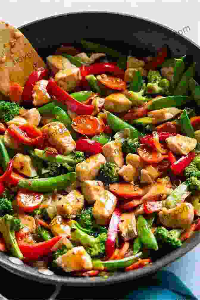 A Sizzling Skillet Containing A Mouthwatering Stir Fry With Tender Vegetables And Flavorful Sauce Mediterranean Diet Meal Prep: Delicious Quick And Easy Recipes For Your Better Style Of Life + 21 Day Meal Plan To Help You Healthy Living And Eating Well Every Day