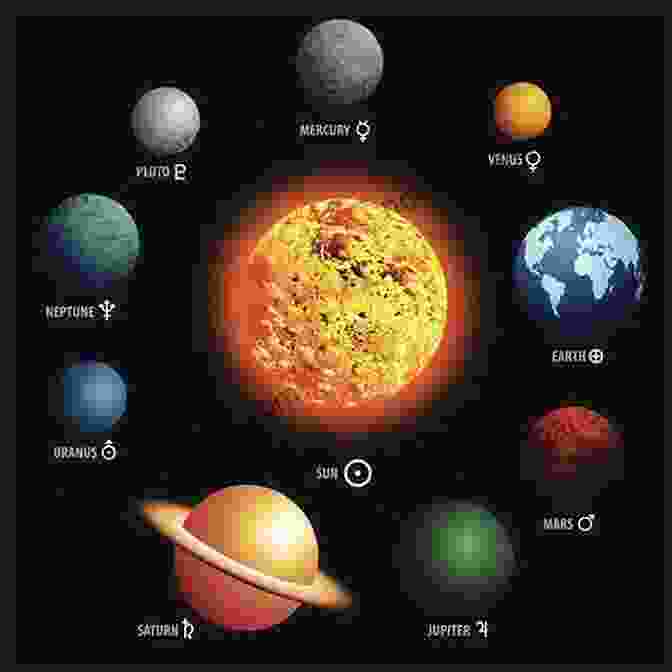 Artistic Representation Of The Solar System, Showcasing The Sun, Planets, And Other Celestial Bodies. How Solar Sytem Came Into Existence