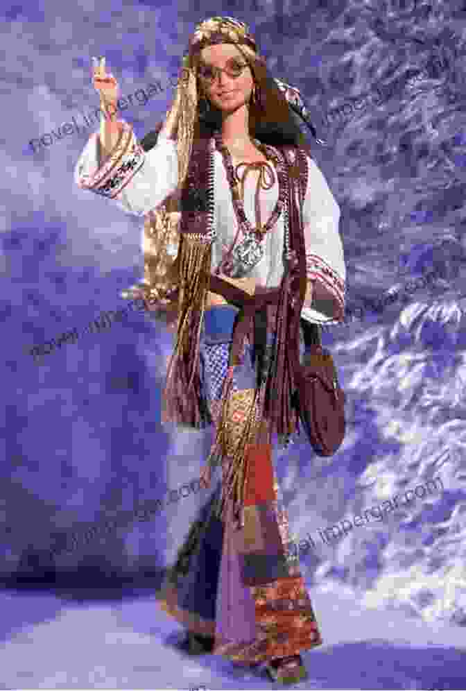 Barbie In Her Bohemian Ensemble From The 1970s Best Of Barbie: Four Decades Of America S Favorite Doll