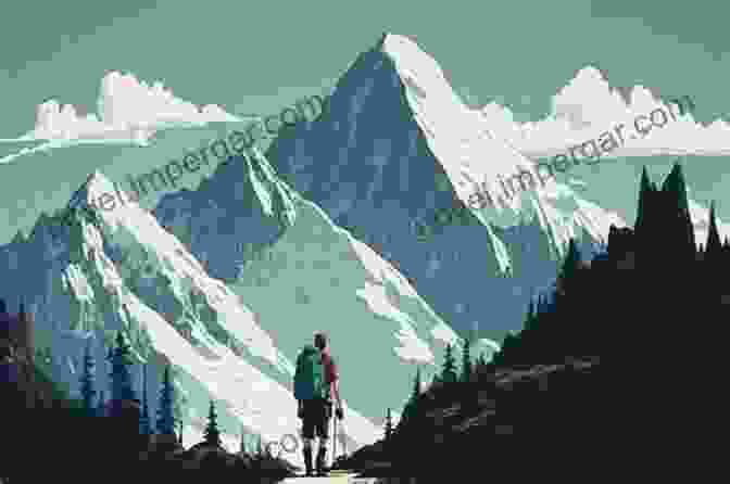 Illustration Of Muir Gazing At A Mountain Peak My First Summer In The Sierra: Illustrated Edition