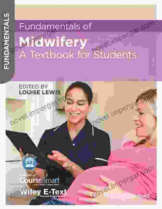 Midwife Holding A Book Titled 'Midwifery Book Preparation For Practice' Midwifery E Book: Preparation For Practice