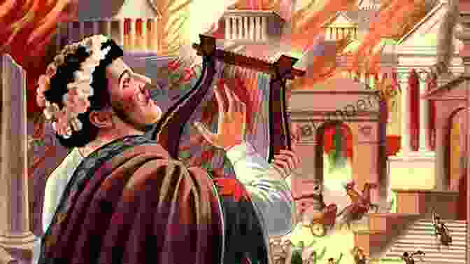 Nero, The Roman Emperor, Wielding A Sword Amidst Burning Buildings Nero S Killing Machine: The True Story Of Rome S Remarkable 14th Legion