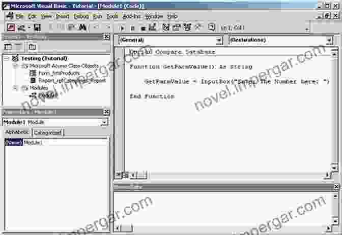 Sample Code Snippet Beginning Access 2000 VBA Robert Smith